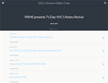 Tablet Screenshot of grocerygettercrew.com